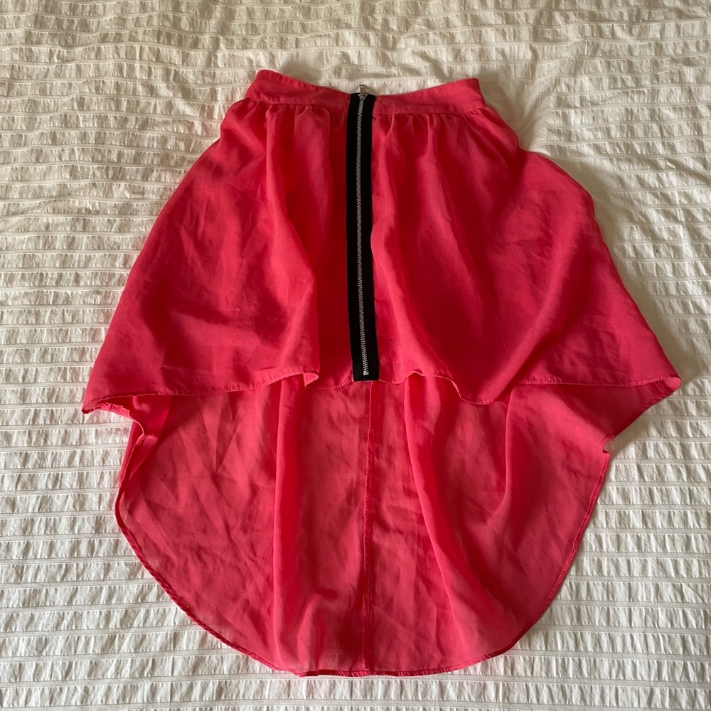 d-signed high-low skirt